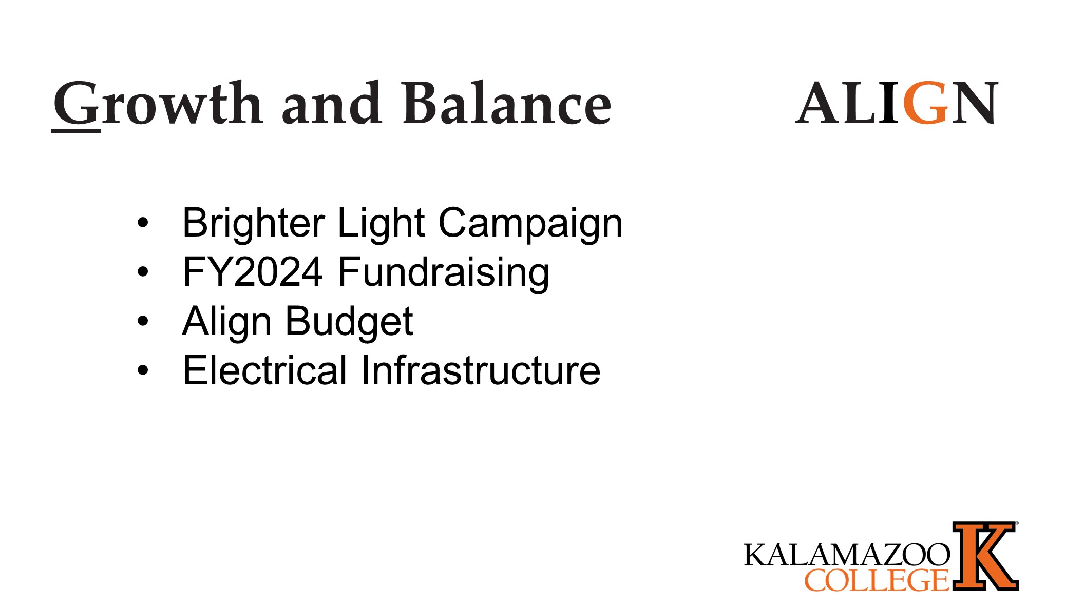 All Campus Gathering Fall 2024 Human Resources Kalamazoo College